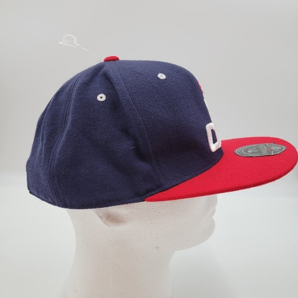 Washington Wizards Mitchell & Ness Blue Red Fitted Hat Cap 7 3/4 NBA 100% Wool - Picture 3 of 14